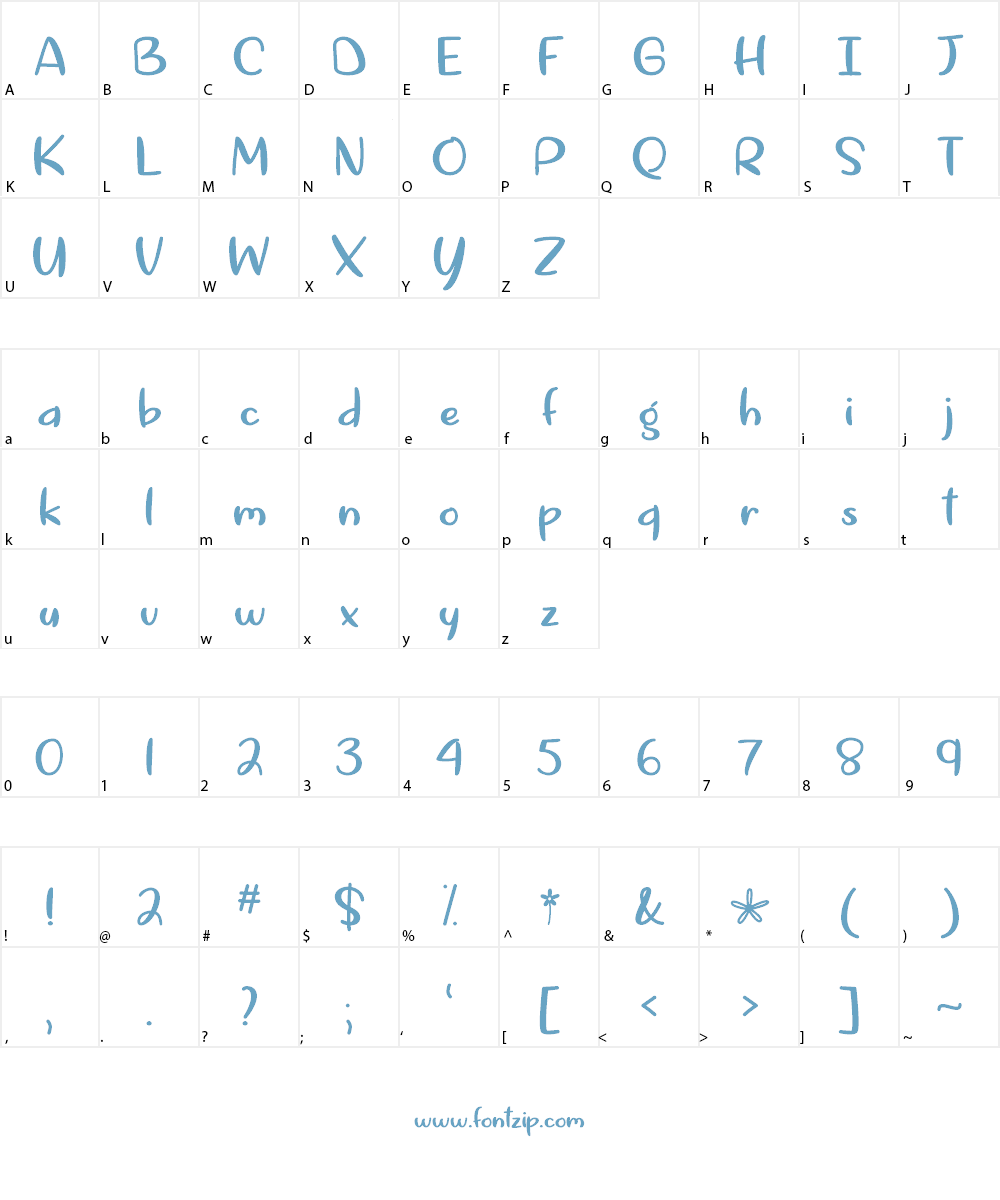 Springtime in April Font Character